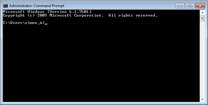 Windows command prompt