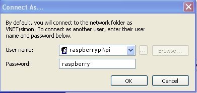 Connecting to a <a href='#raspberrypi'>Raspberry Pi</a> NAS server